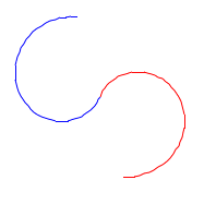 [Two Spirals Joined at their Centers]