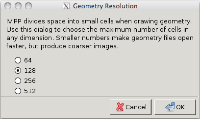 [Geometry Resolutions are 64, 128, 256, or 512 Voxels per Side]