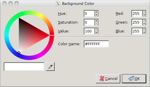 [Selecting Background Color by Hue and Saturation]