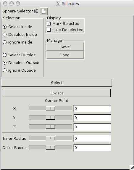 [The Sphere Selector Display]