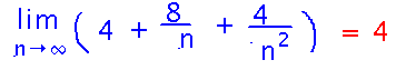 Limit equals 4