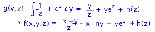 Integrate derivative of g to get better estimate of f
