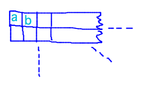 Tape with infinite number of infinite rows of cells