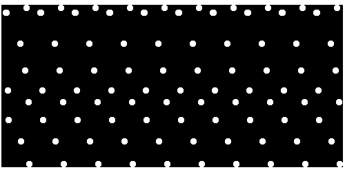 negative charges flowing