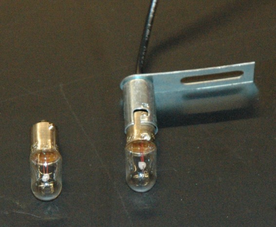 light bulb in holder