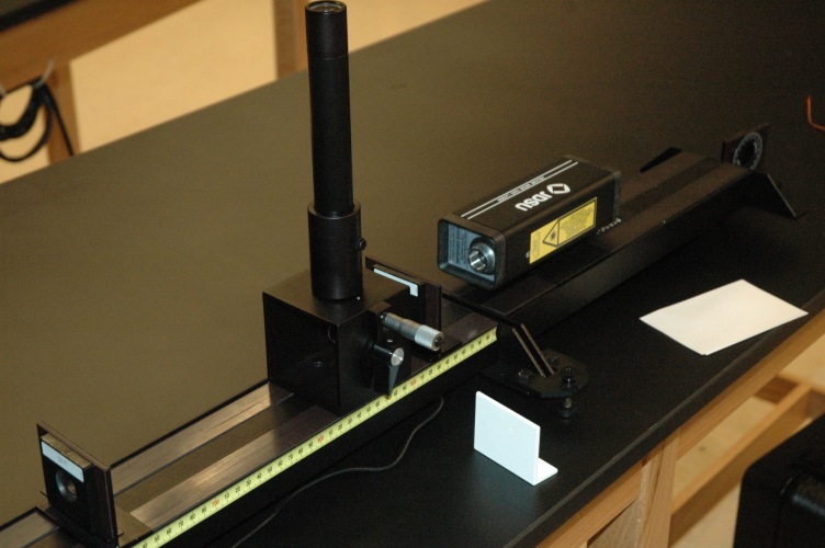 telescope mounted by laser