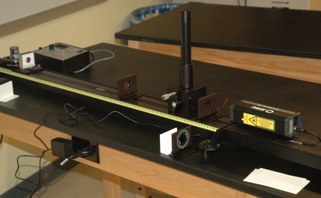 equipment on a table