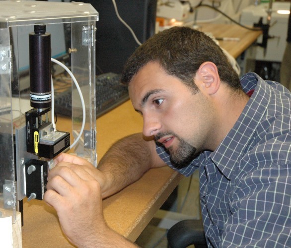 dave working with silk tester