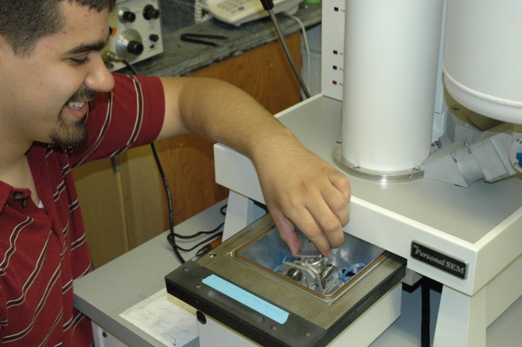 Lee working with SEM