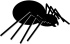 cartoon icon of spider