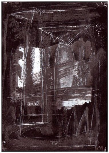 '2006 - IX' - veges technika, pap�r. 105cm x 150cm