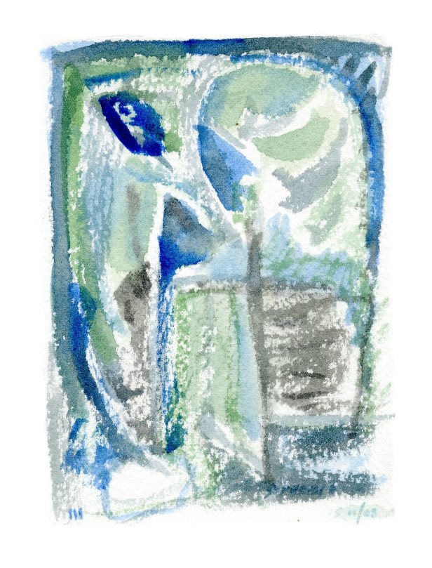 Postcard
                  from Budapest - 3. watercolor. 2009